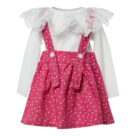Rochie Fetiță Sarafan cu Guler Dantelă