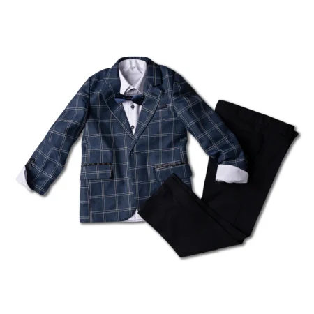 Costum Elegant de Ceremonie pentru Băieți cu Cămașă și Papion