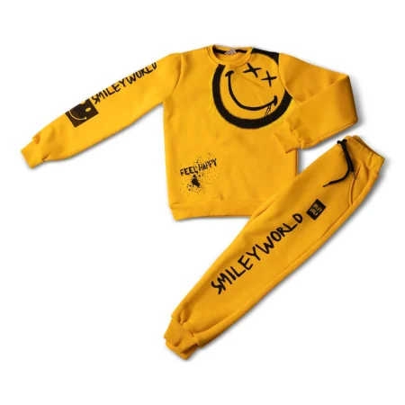Trening Fete Galben cu Smiley Face