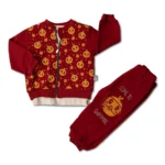 Set 3 piese pentru Bebeluș Fetiță Roșu Bordo