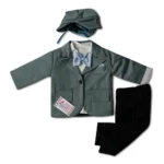 Costum pentru Băieți Produs în România de Culoare Gri Închis Pentru Ocazii Speciale