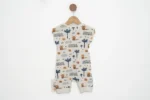Body pentru Bebe de tip salopeta, moale din Bumbac 100%
