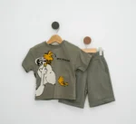 Set Băieți 1-5 Ani Compus din 2 Piese: Tricou și Pantaloni Scurți