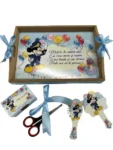 Tava si Accesorii pentru Mot Baiat cu Personaj Șoricel din Desene Animate și Baloane