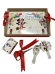 Tava si Accesorii pentru Turtă Fetiță cu Personaj Șoricel din Desene Animate